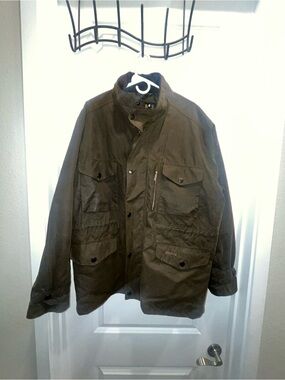 Barbour Olive/Brown Sapper Field Jacket  - Men's XXL